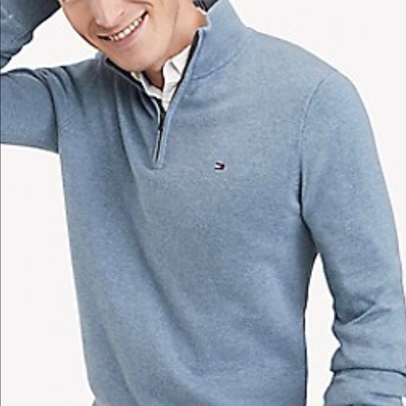 light blue tommy hilfiger jumper